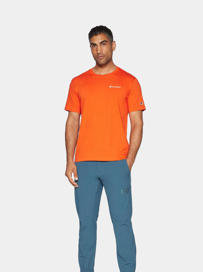 T-shirt crewneck orange homme - Champion