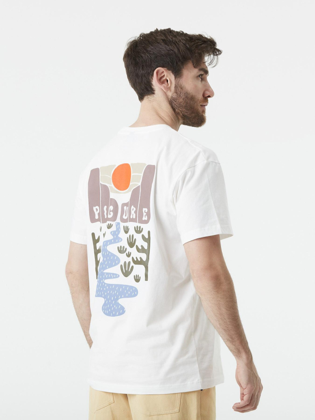 T-shirt à manches courtes ouvea blanc homme - Picture