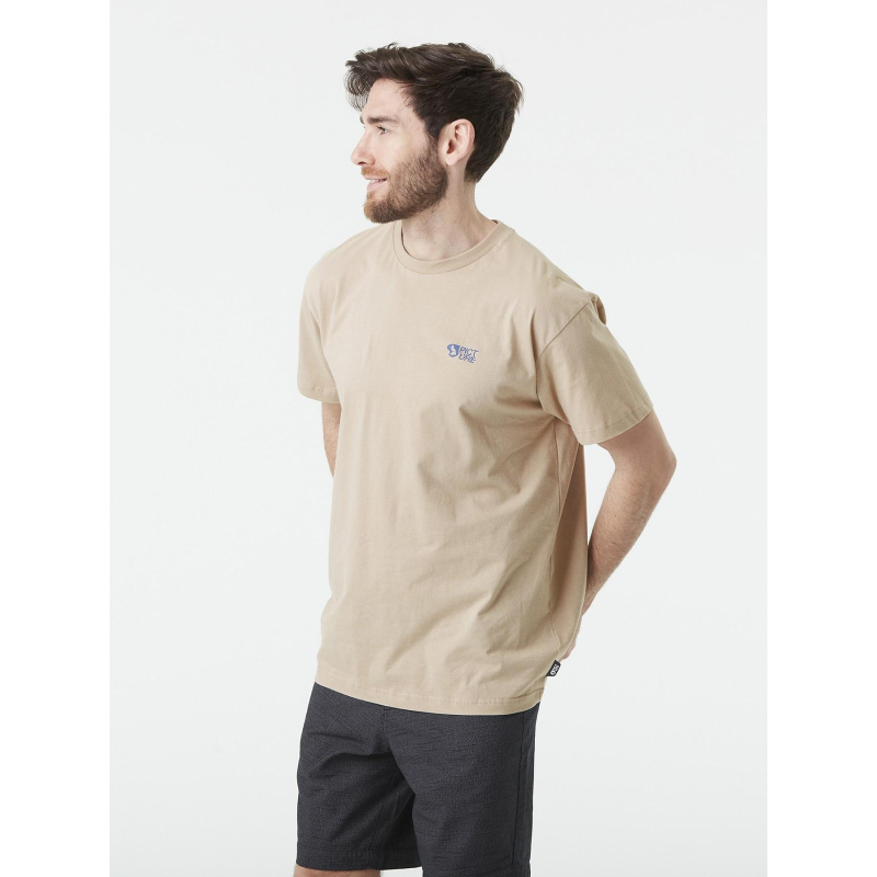 T-shirt à manches courtes weepon marron homme - Picture