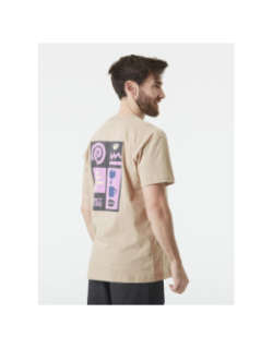 T-shirt à manches courtes weepon marron homme - Picture