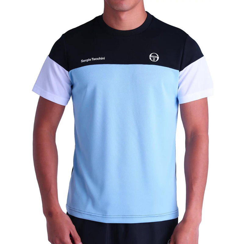 T-shirt à manches courtes prave bleu homme - Sergio Tacchini