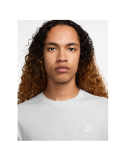 T-shirt nsw club chiné gris clair homme - Nike
