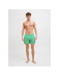 Short de bain rayé maui vert homme - Jack & Jones