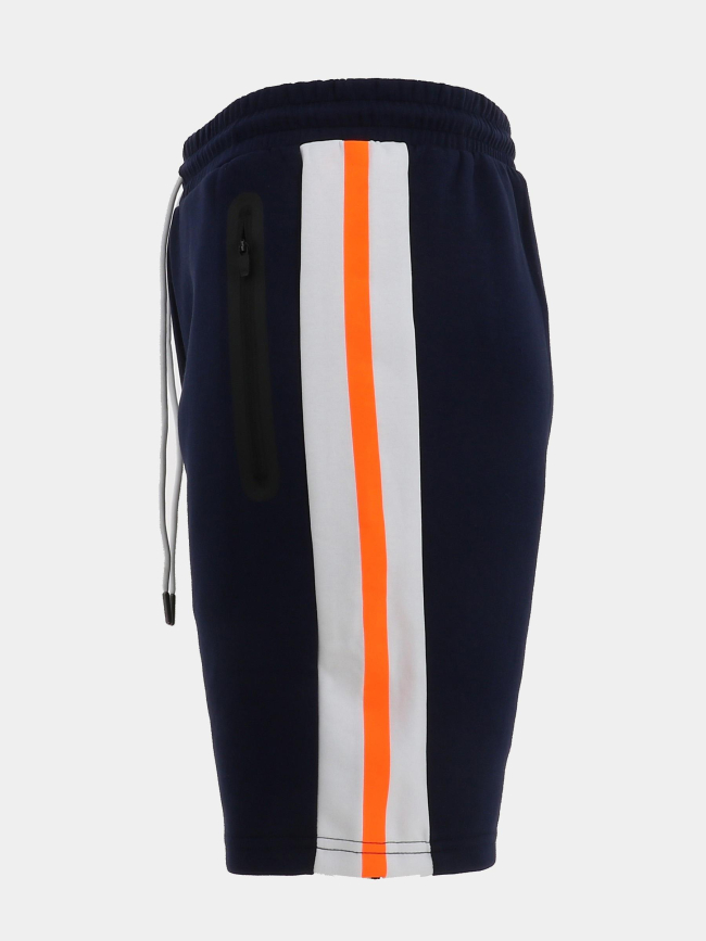 Short wimbledon bleu blanc et orange homme - Comme Des Loups