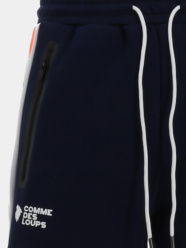 Short wimbledon bleu blanc et orange homme - Comme Des Loups