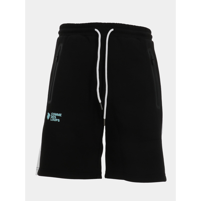 Short wimbledon noir blanc et bleu homme - Comme Des Loups