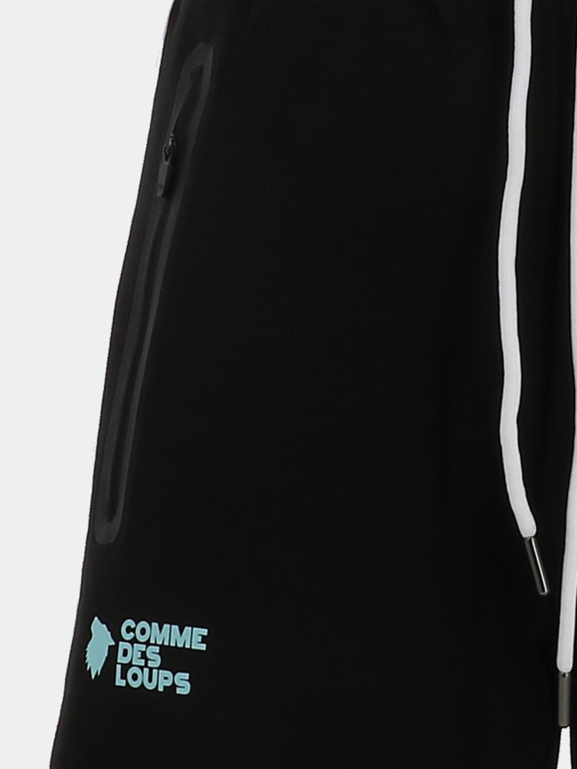 Short wimbledon noir blanc et bleu homme - Comme Des Loups