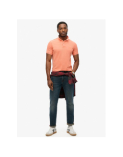 Polo vintage destroy corail homme - Superdry