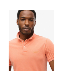 Polo vintage destroy corail homme - Superdry