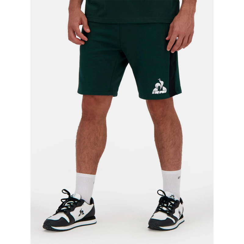 Short molleton contemporain vert homme - Le Coq Sportif