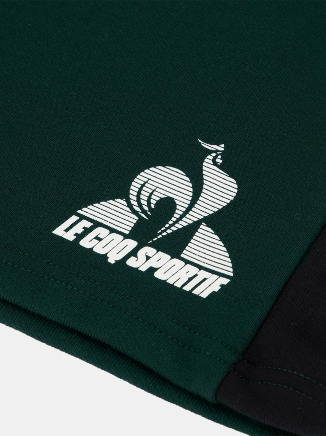 Short molleton contemporain vert homme - Le Coq Sportif