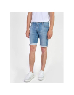 Short en jean jogg bleu homme - Le Temps Des Cerises