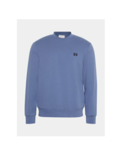 Sweat badge terry bleu homme - Calvin Klein Jeans