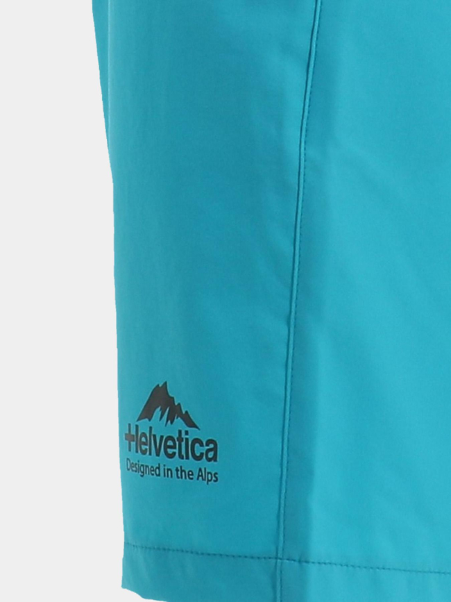 Short yucatan bleu turquoise homme - Helvetica