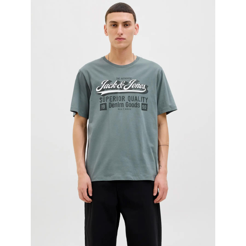 T-shirt logo 25 gris anthracite homme - Jack & Jones