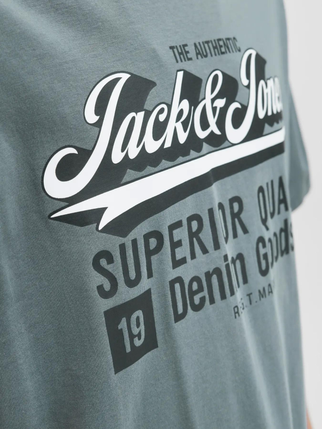 T-shirt logo 25 gris anthracite homme - Jack & Jones