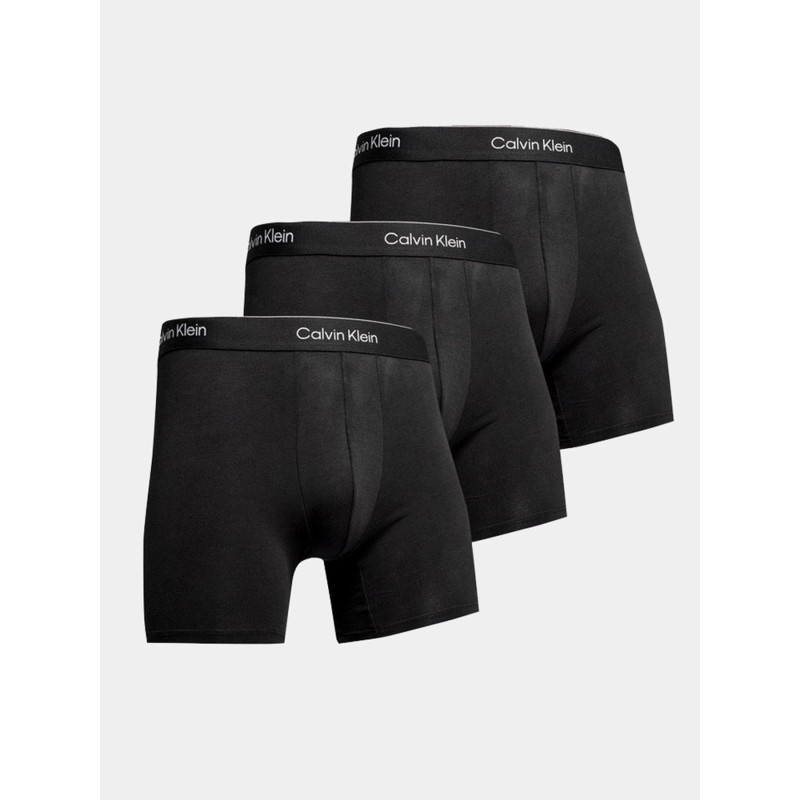 Pack 3 boxers icon stretch noir homme - Calvin Klein