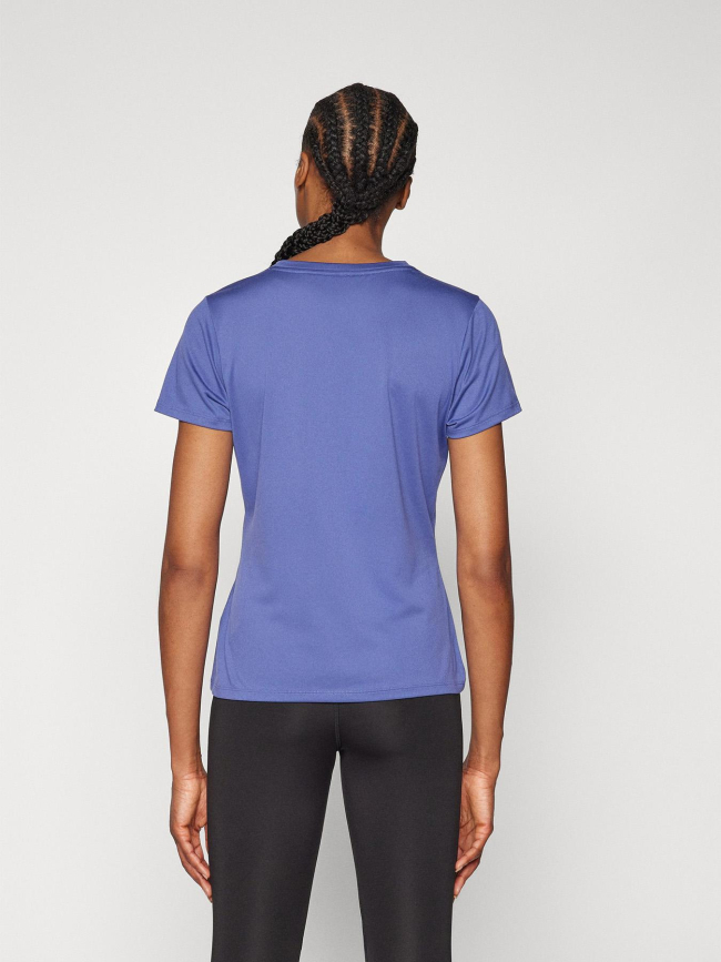 T-shirt de sport tad essential logo violet femme - Puma