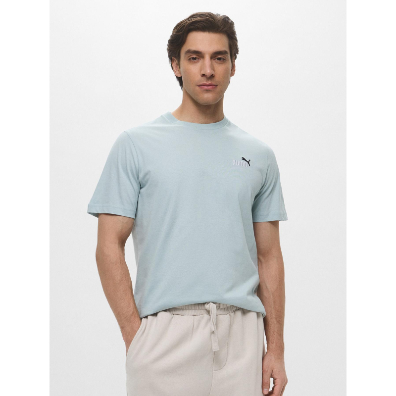 T-shirt essential color petit logo bleu homme - Puma