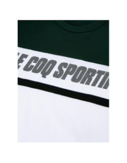 T-shirt contemporain blanc vert homme - Le Coq Sportif