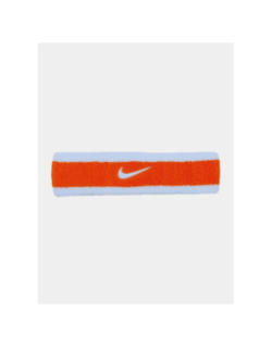 Bandeau éponge swoosh orange et bleu - Nike