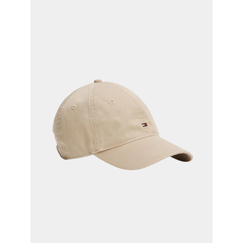 Casquette logo drapeau brodé beige homme - Tommy Hilfiger