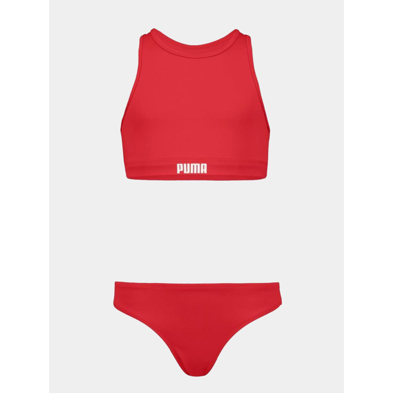Maillot de bain 2 piece racerback rose fille - Puma