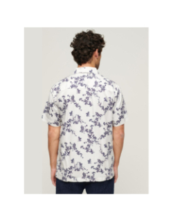 Chemise vintage hawaiian optic blanc homme - Superdry