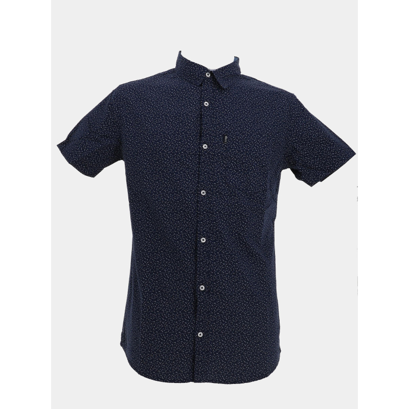 Chemise imprimée cajalcha bleu marine homme - Tbs