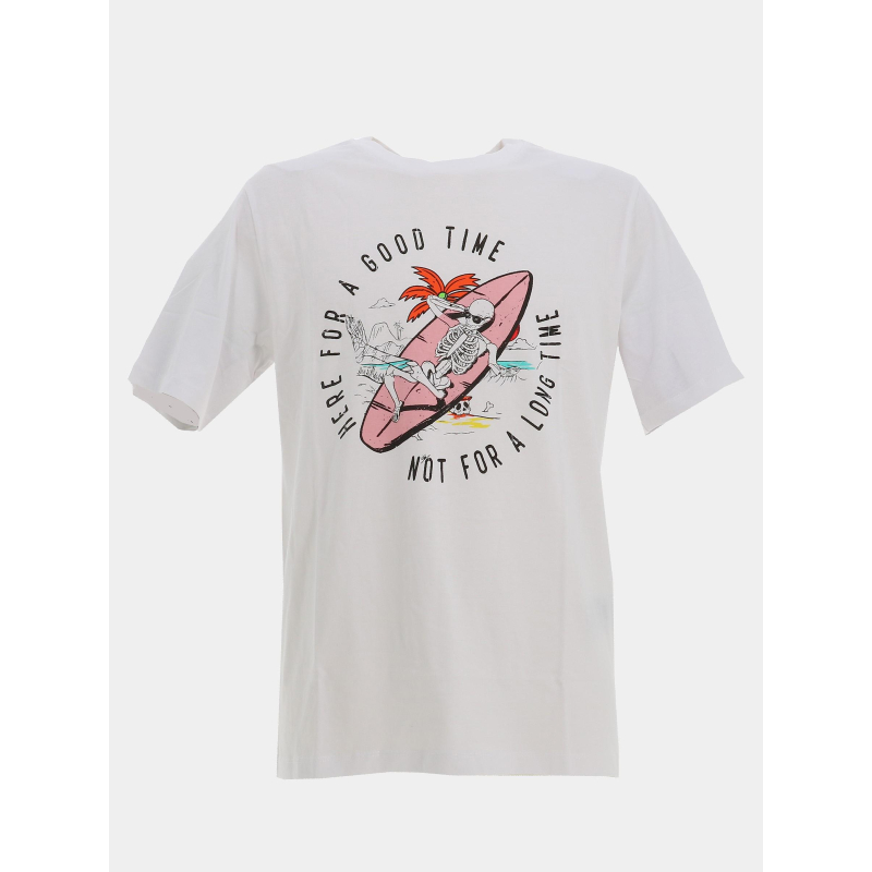 T-shirt summer skull blanc homme - Jack & Jones