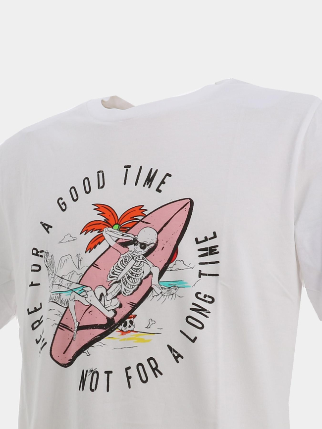 T-shirt summer skull blanc homme - Jack & Jones