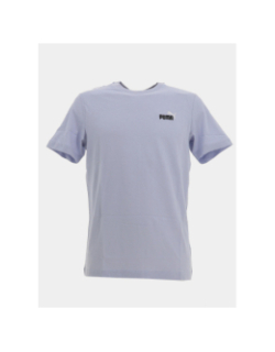 T-shirt essential color petit logo lila violet homme - Puma