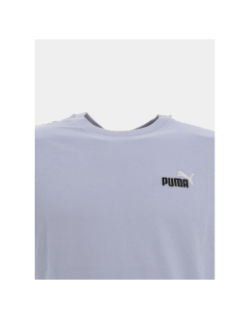 T-shirt essential color petit logo lila violet homme - Puma