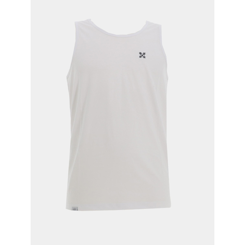 Débardeur uni logo brodé tarcel blanc homme - Oxbow