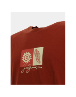 T-shirt canggu orange homme - Jack & Jones