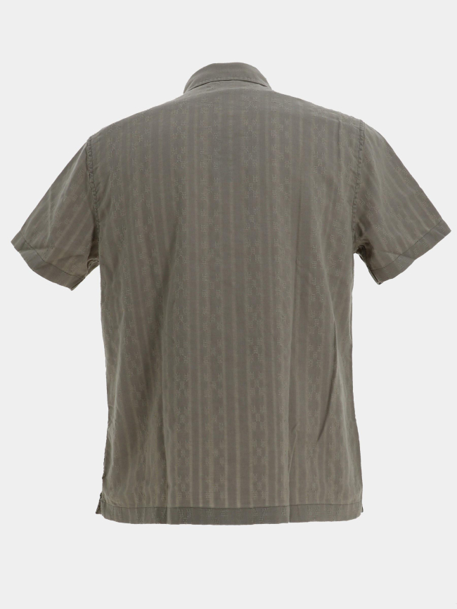 Chemise wimbley dobby kaki homme - Guess