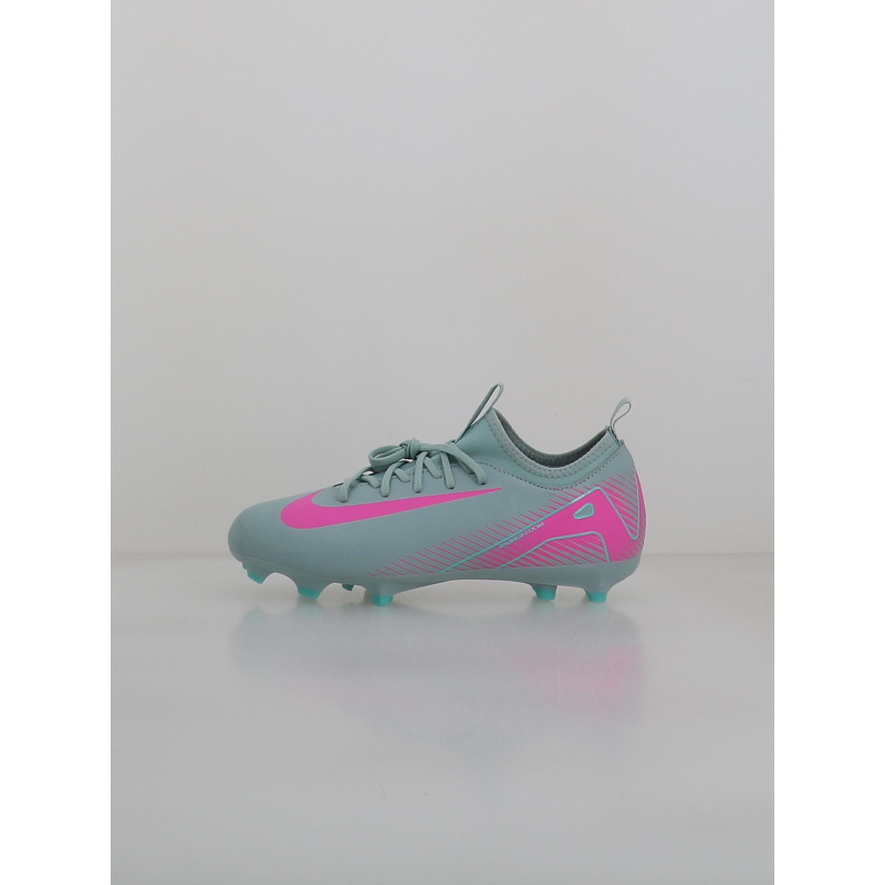 Chaussures de football zoom vapor 16 fg/mg bleu enfant - Nike