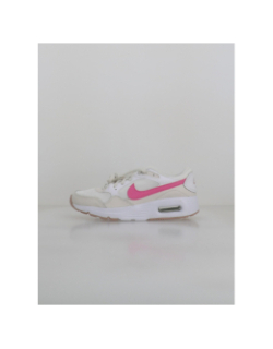 Air max baskets sc gs blanc beige rose enfant - Nike