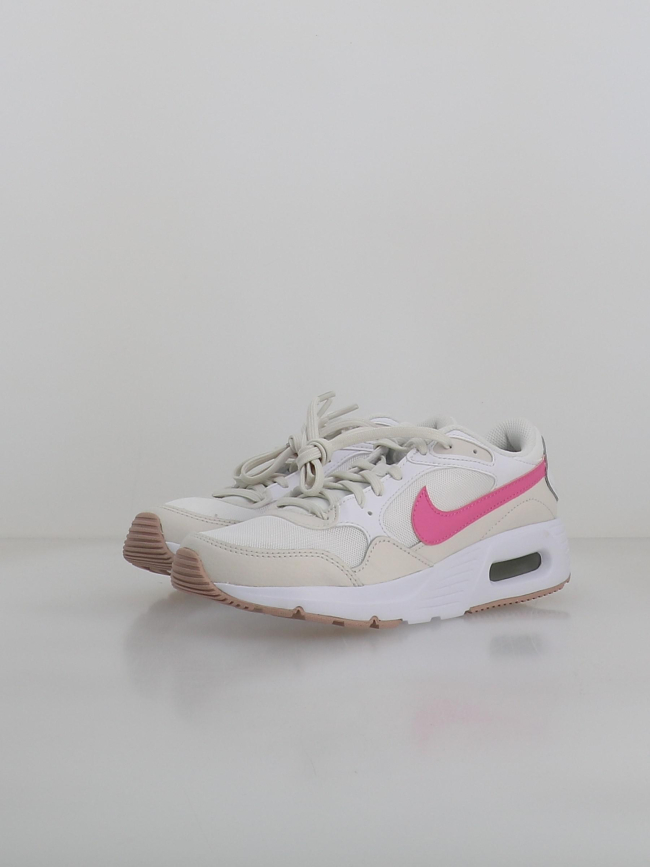 Air max baskets sc gs blanc beige rose enfant - Nike