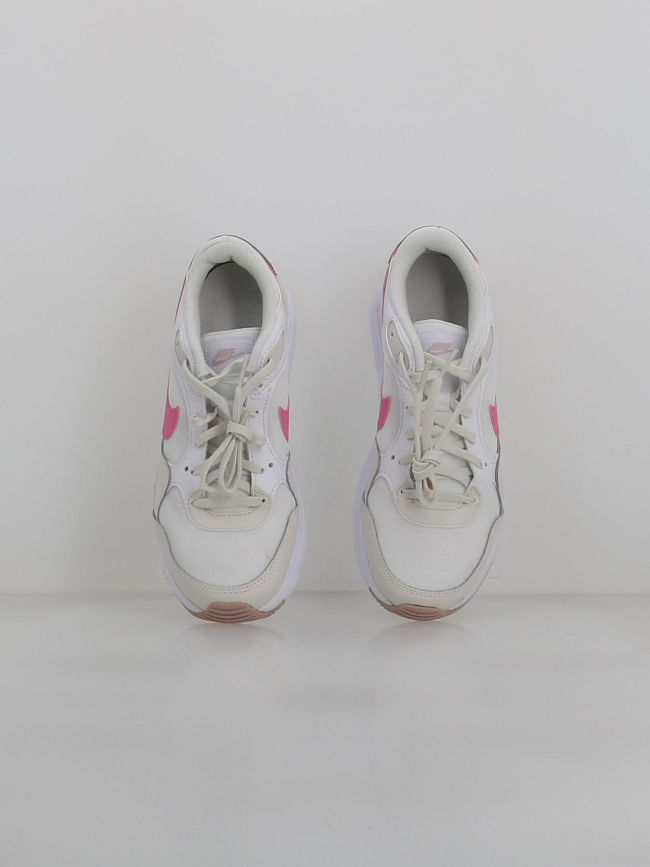 Air max baskets sc gs blanc beige rose enfant - Nike