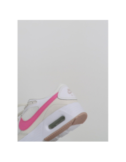 Air max baskets sc gs blanc beige rose enfant - Nike