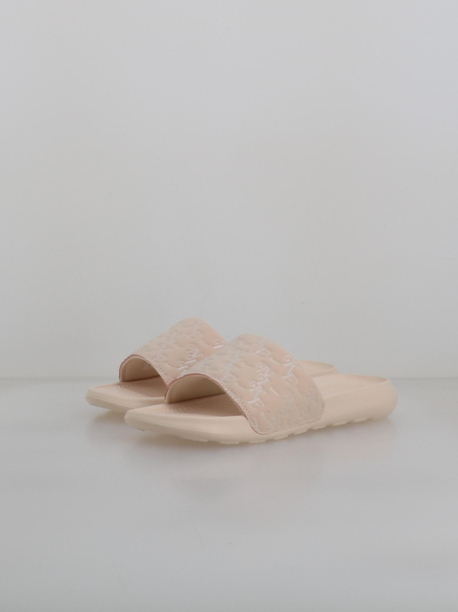 Claquettes victori one slide print rose pâle femme - Nike