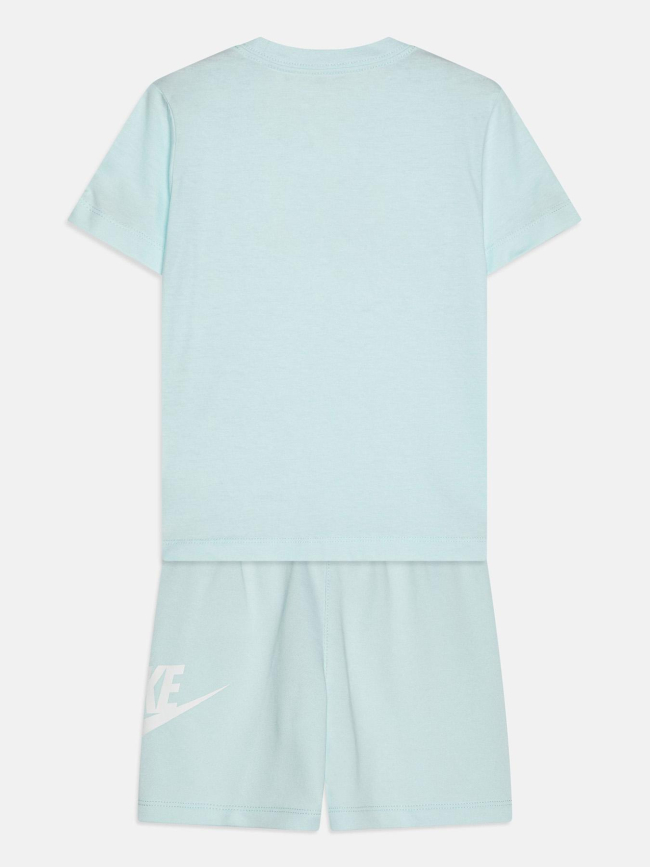 Ensemble t-shirt et short club bleu ciel enfant - Nike