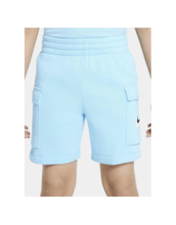 Short jogging cargo nsw fleece bleu garçon - Nike