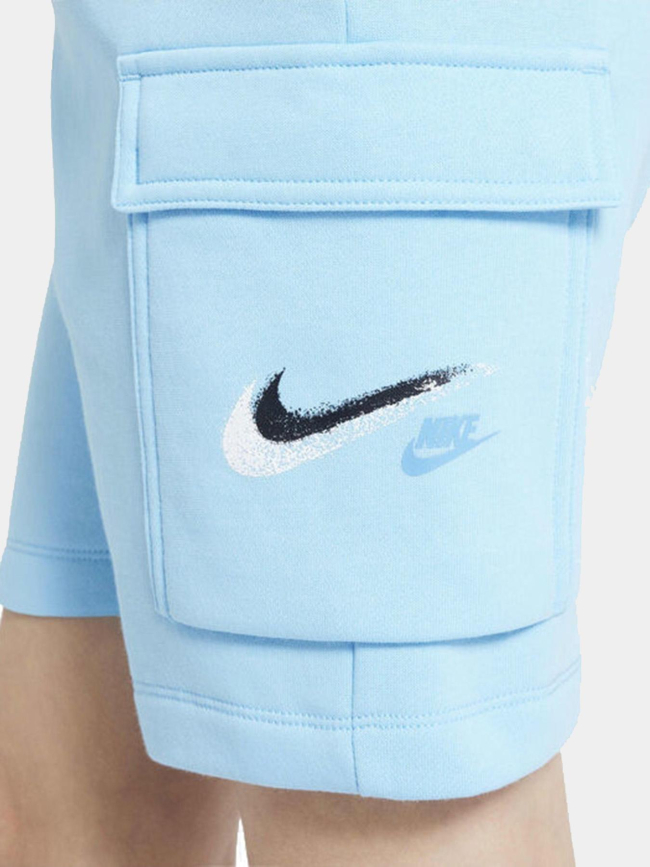 Short jogging cargo nsw fleece bleu garçon - Nike