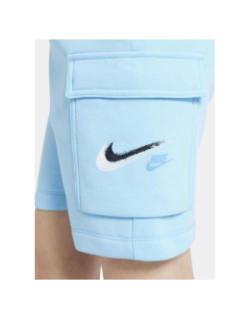 Short jogging cargo nsw fleece bleu garçon - Nike