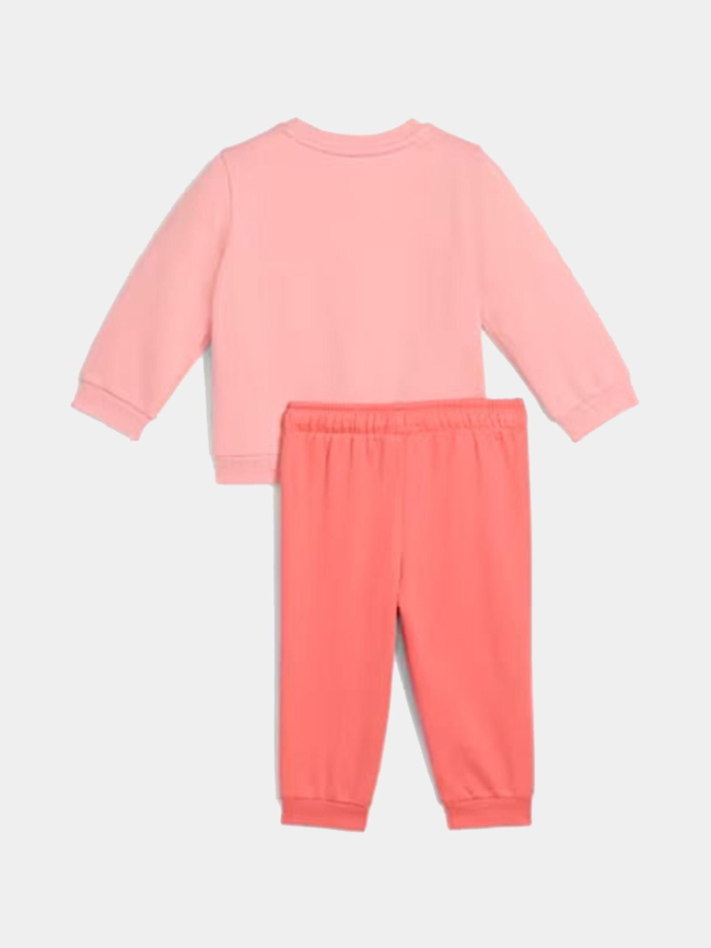 Ensemble sweat et jogging minicats rose bébé - Puma