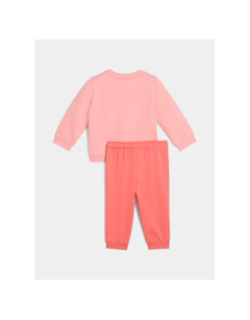 Ensemble sweat et jogging minicats rose bébé - Puma