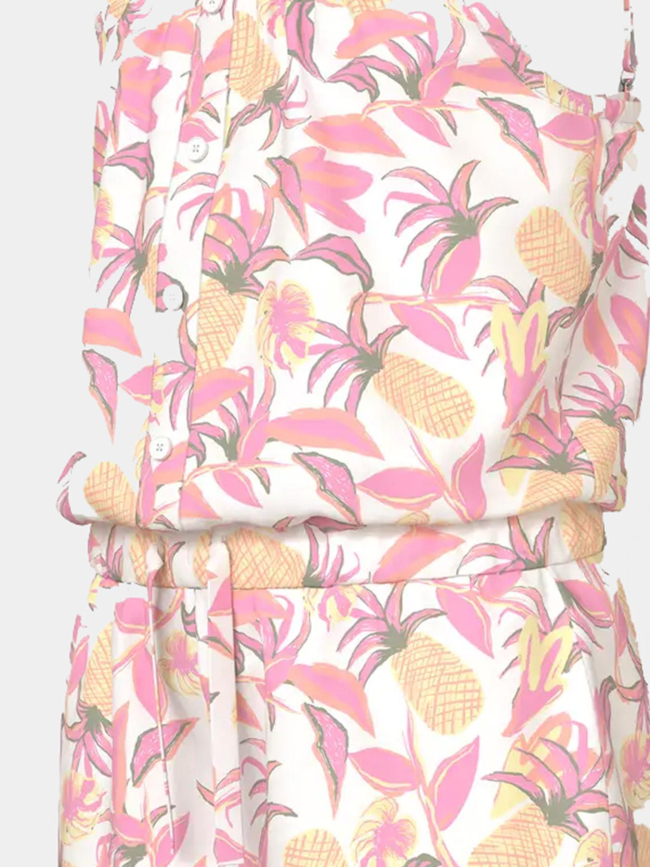 Combishort vinaya rose blanc fille - Name It