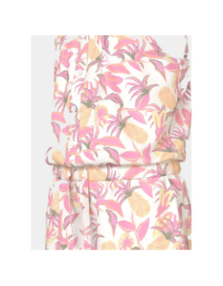 Combishort vinaya rose blanc fille - Name It